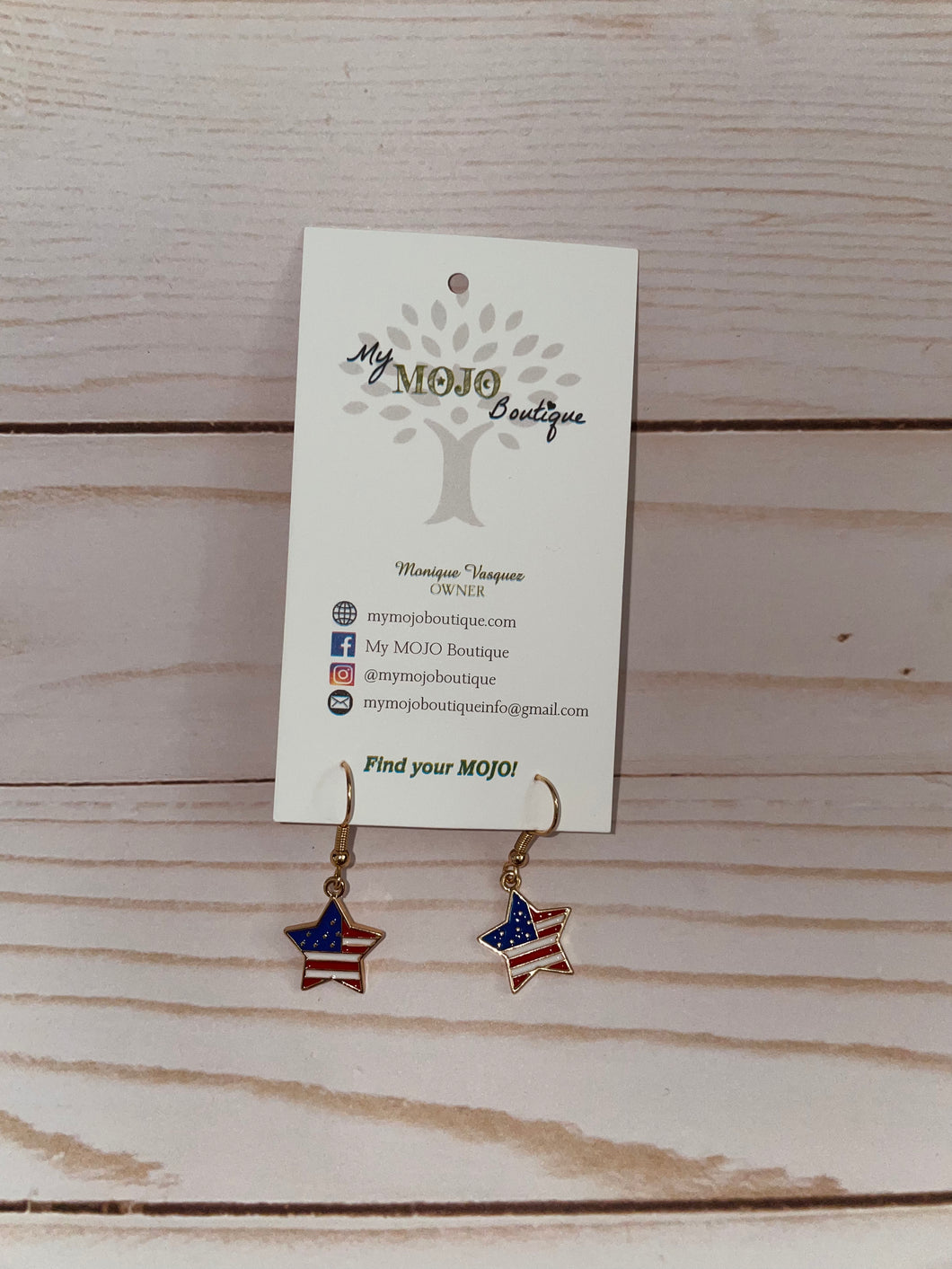 Star Spangled Earrings