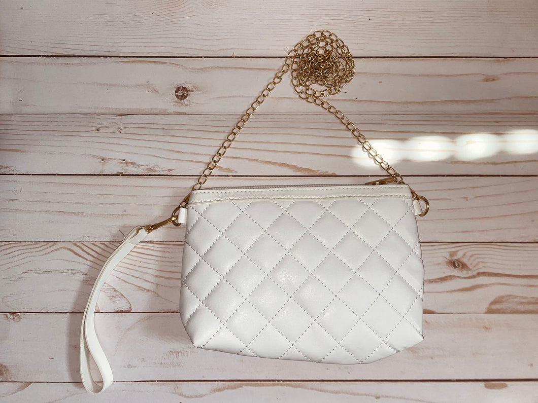 White Crossbody/Wallet Purse