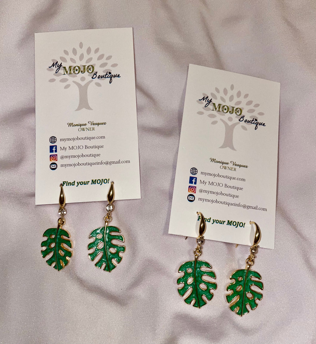 Garden Green Earrings