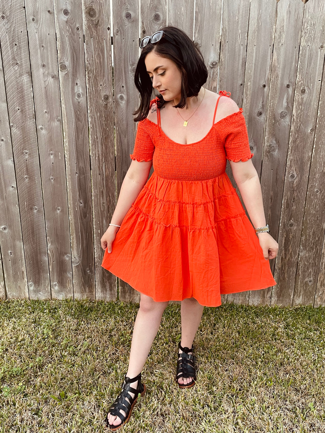 Tomato Spring Dress