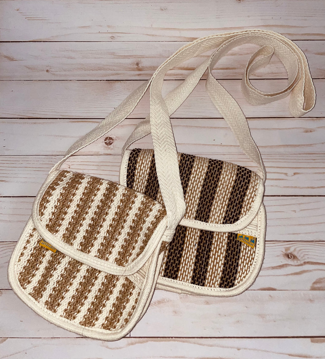 Neutral Woven Crossbody