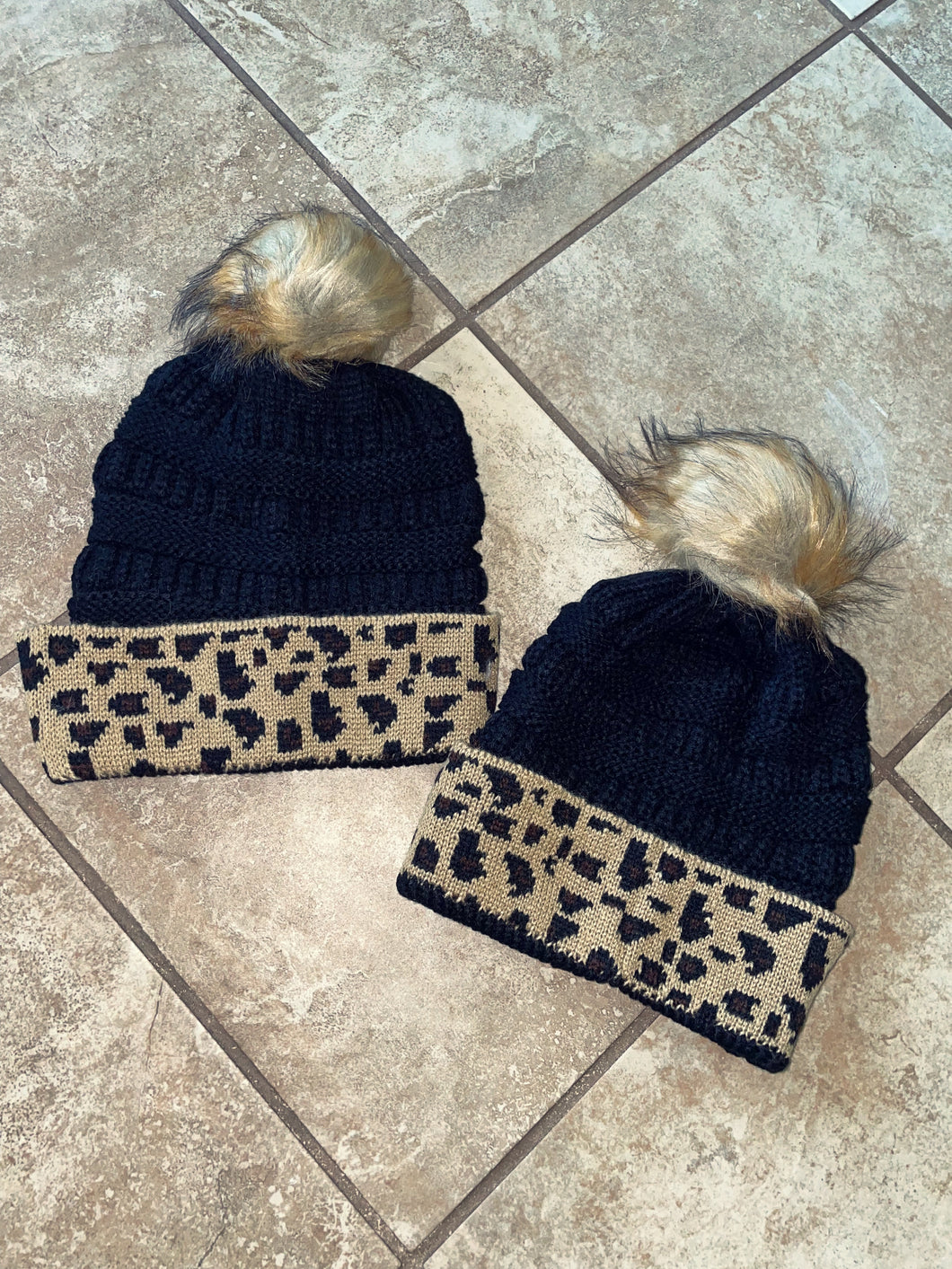 Leopard Beanies